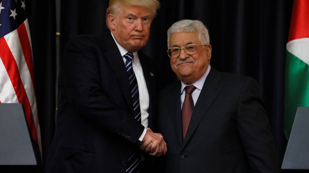 Trump e Abbas se encontram em Belém, na Cisjordânia