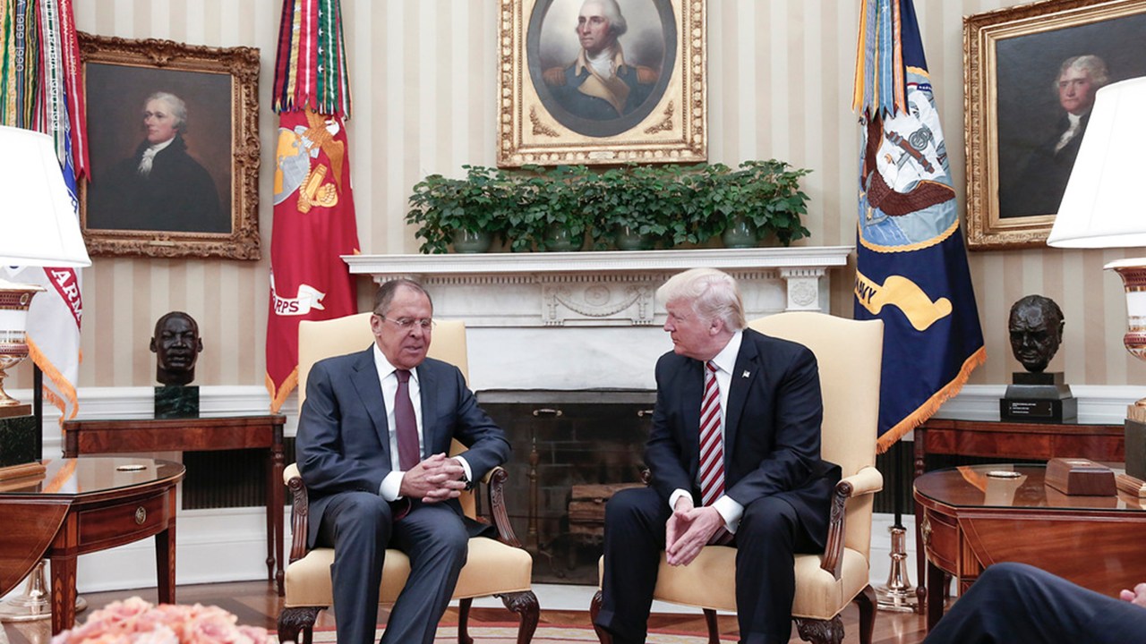 Donald Trump e Sergey Lavrov
