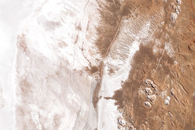 Salar de Arizaro, na região dos Andes entre Argentina e Chile