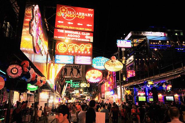 A cidade de Pattaya na Tailândia A cidade de Pattaya na Tailândia