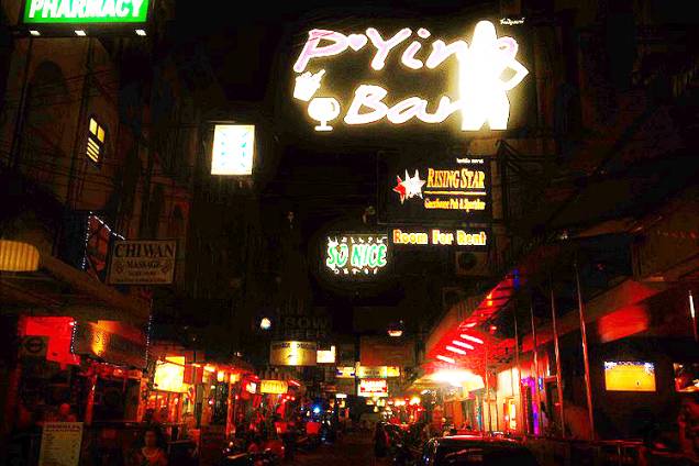 A cidade de Pattaya na Tailândia A cidade de Pattaya na Tailândia