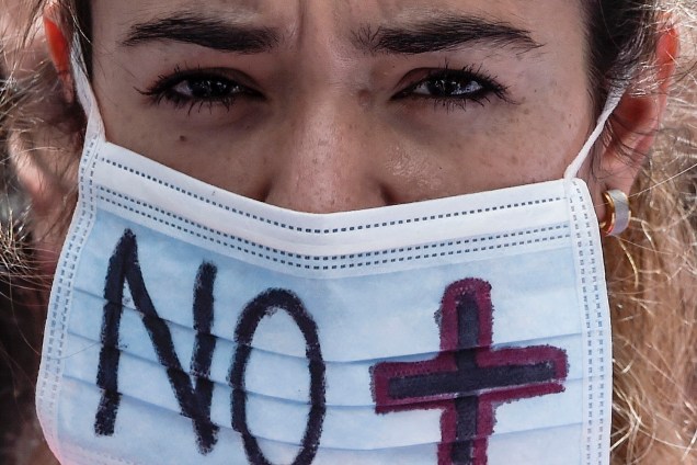 Médicos protestam contra o caos na Saúde, na Venezuela - 17052017