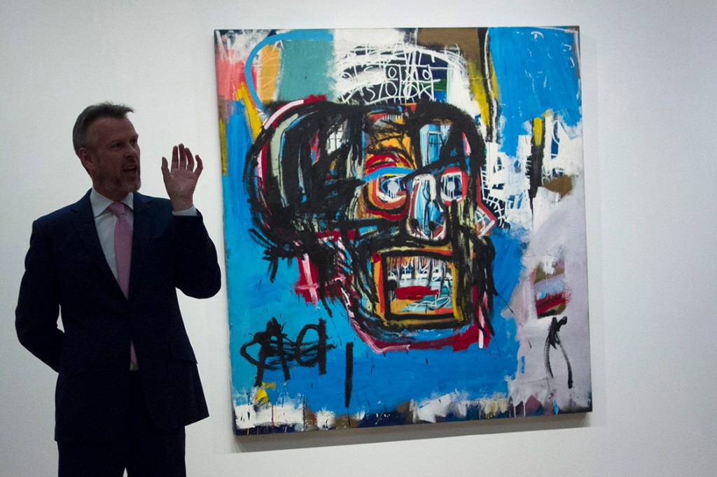 Quadro de Basquiat é vendido por 110 milhões de dólares em leilão