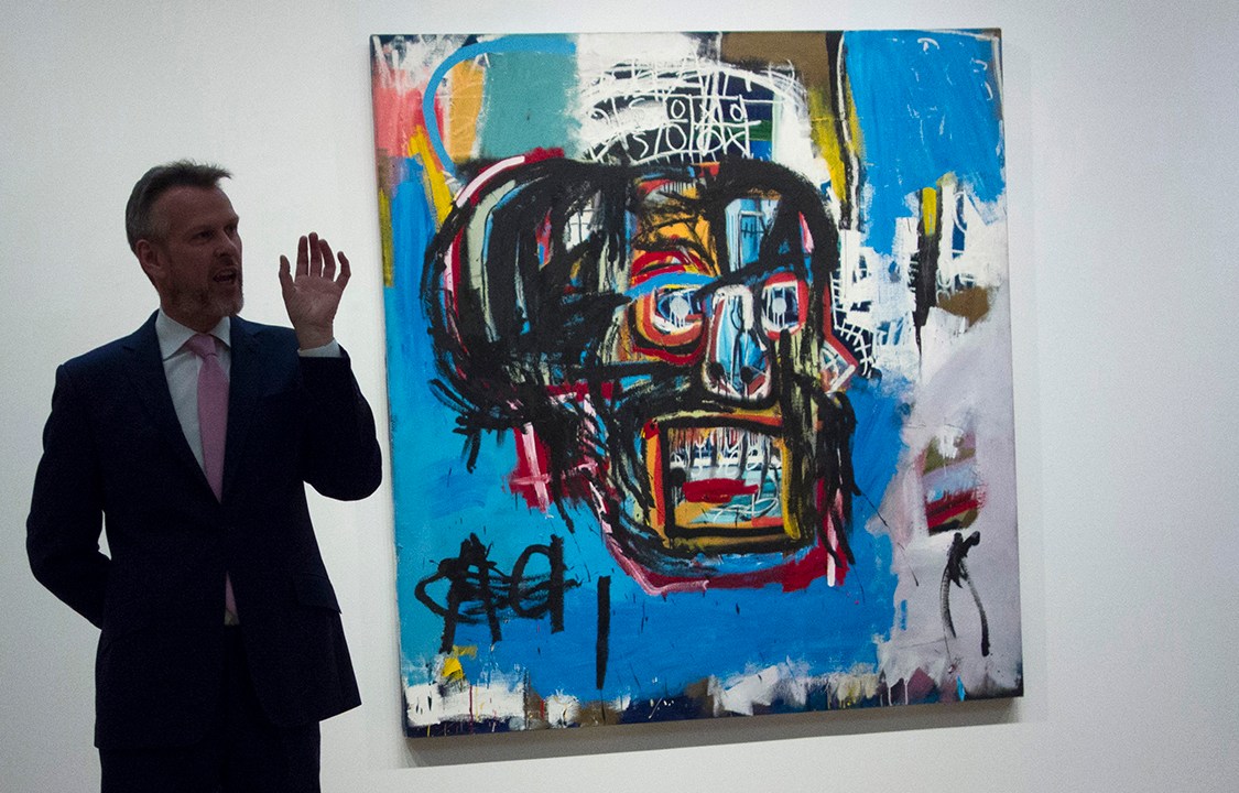 Quadro de Basquiat é vendido por 110 milhões de dólares em leilão