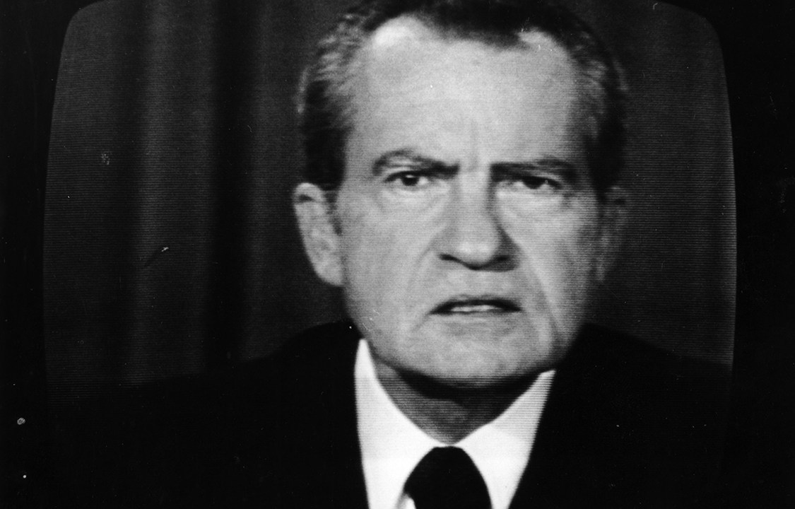 Richard M. Nixon, ex-presidente dos Estados Unidos - 1974