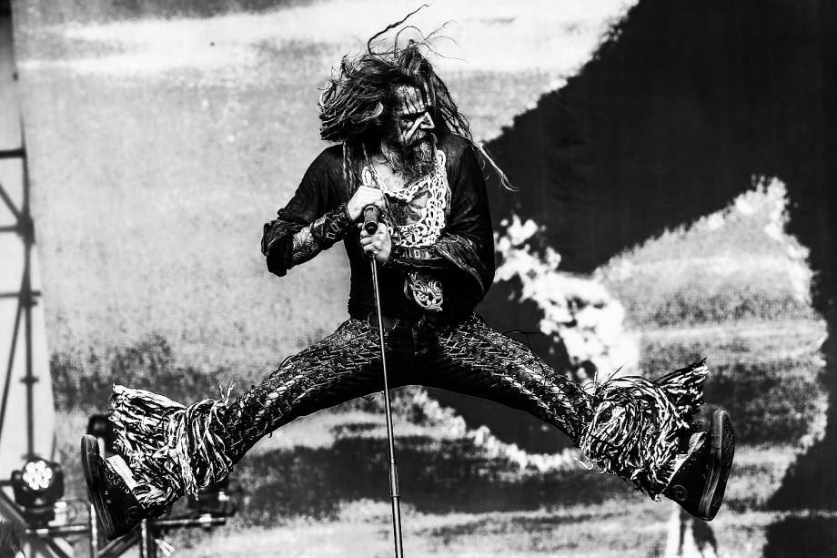 Rob Zombie se apresentou no Maximus Festival 2017 no Autódromo de Interlagos, na zona sul de São Paulo - 13/05/2017