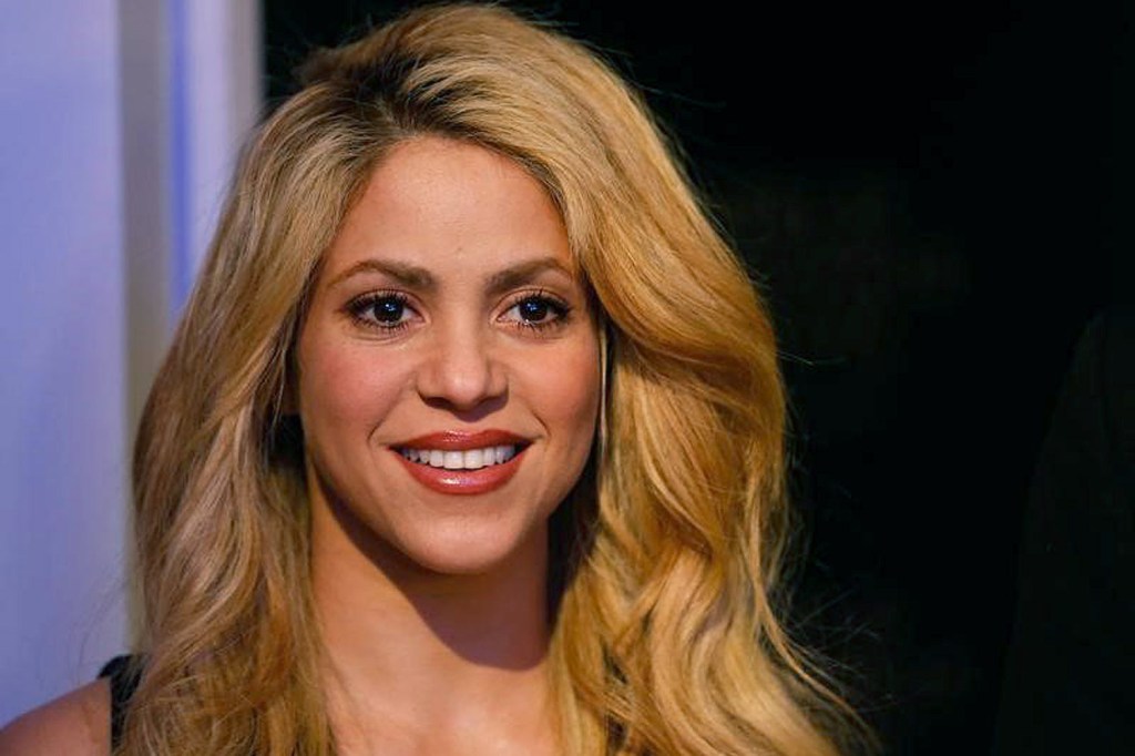A cantora Shakira 16/01/2017