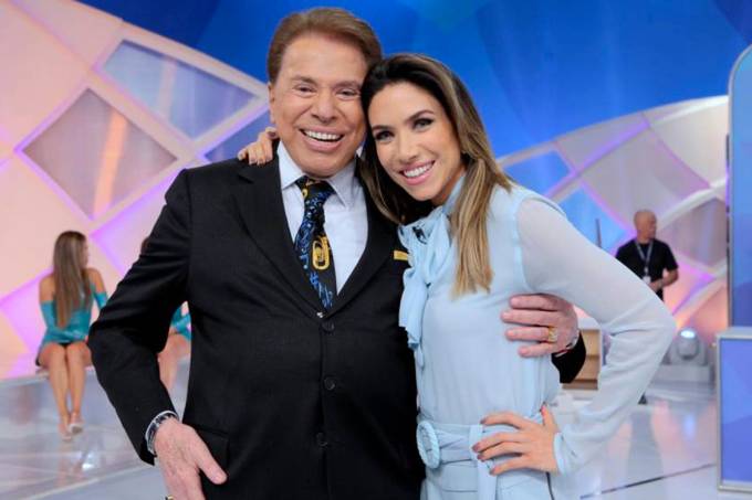 Silvio Santos e Patricia Abravanel