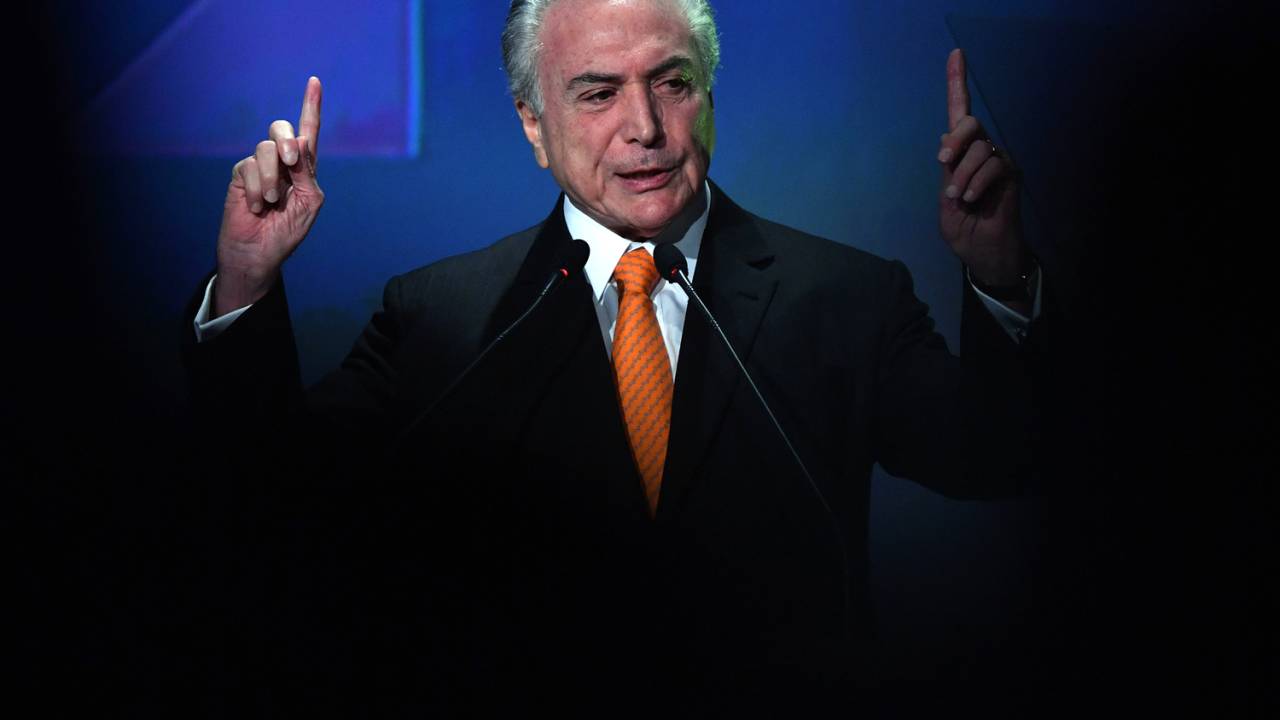 O presidente Michel Temer (PMDB)