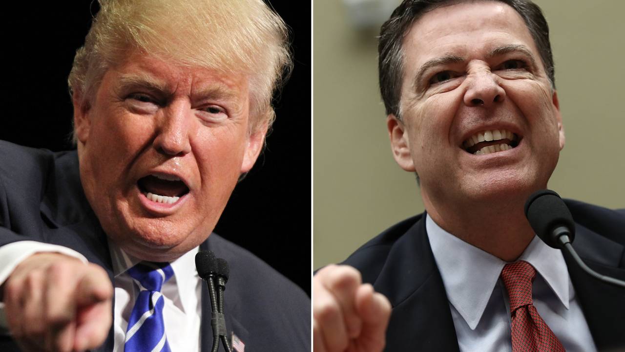 Donald Trump e James Comey