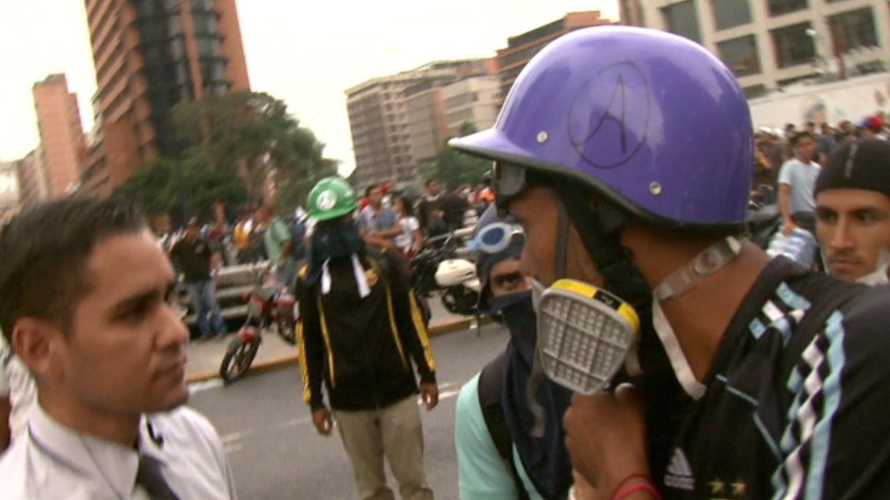 Jornalistas são alvo de ataque na Venezuela