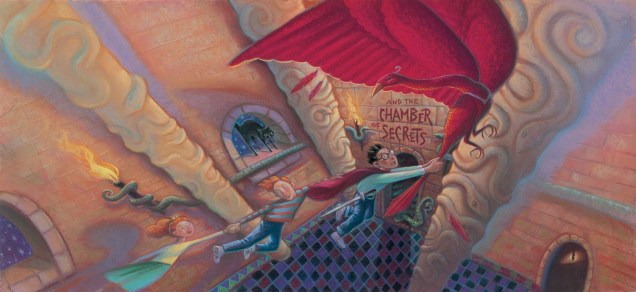 Capa do livro 'Harry Potter e a Câmara Secreta'