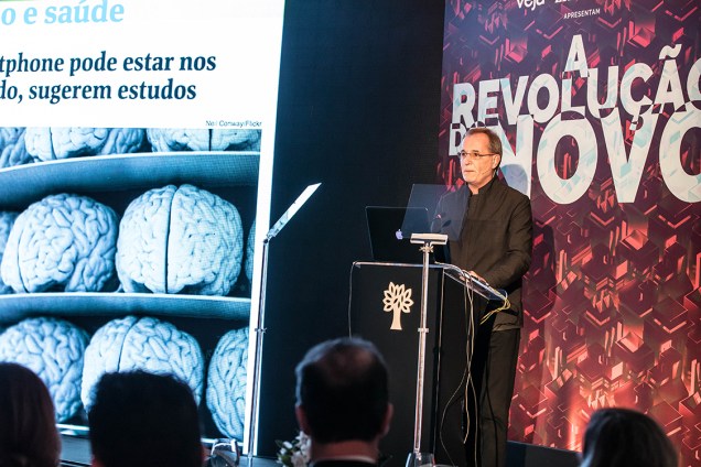 Walter Longo, presidente do grupo Abril, durante palestra no Fórum A Revolução do Novo: A Transformação do Mundo