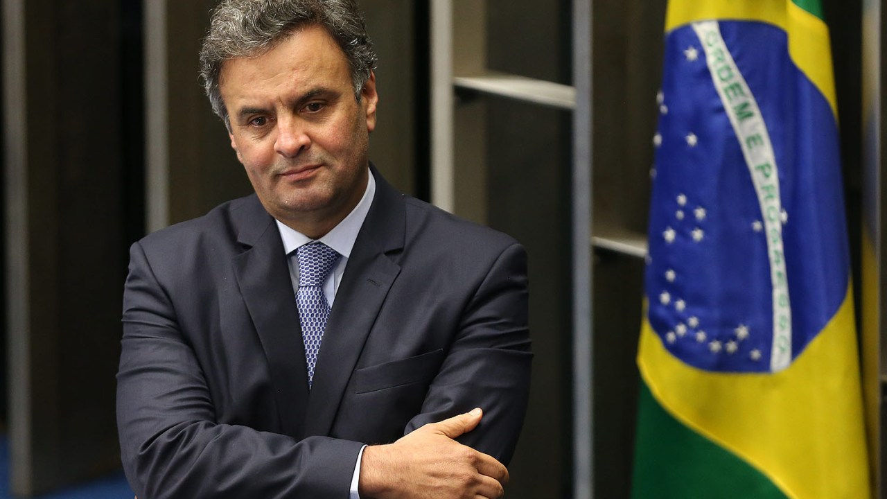 Senador afastado Aécio Neves (PSDB-MG) - 22/10/2013