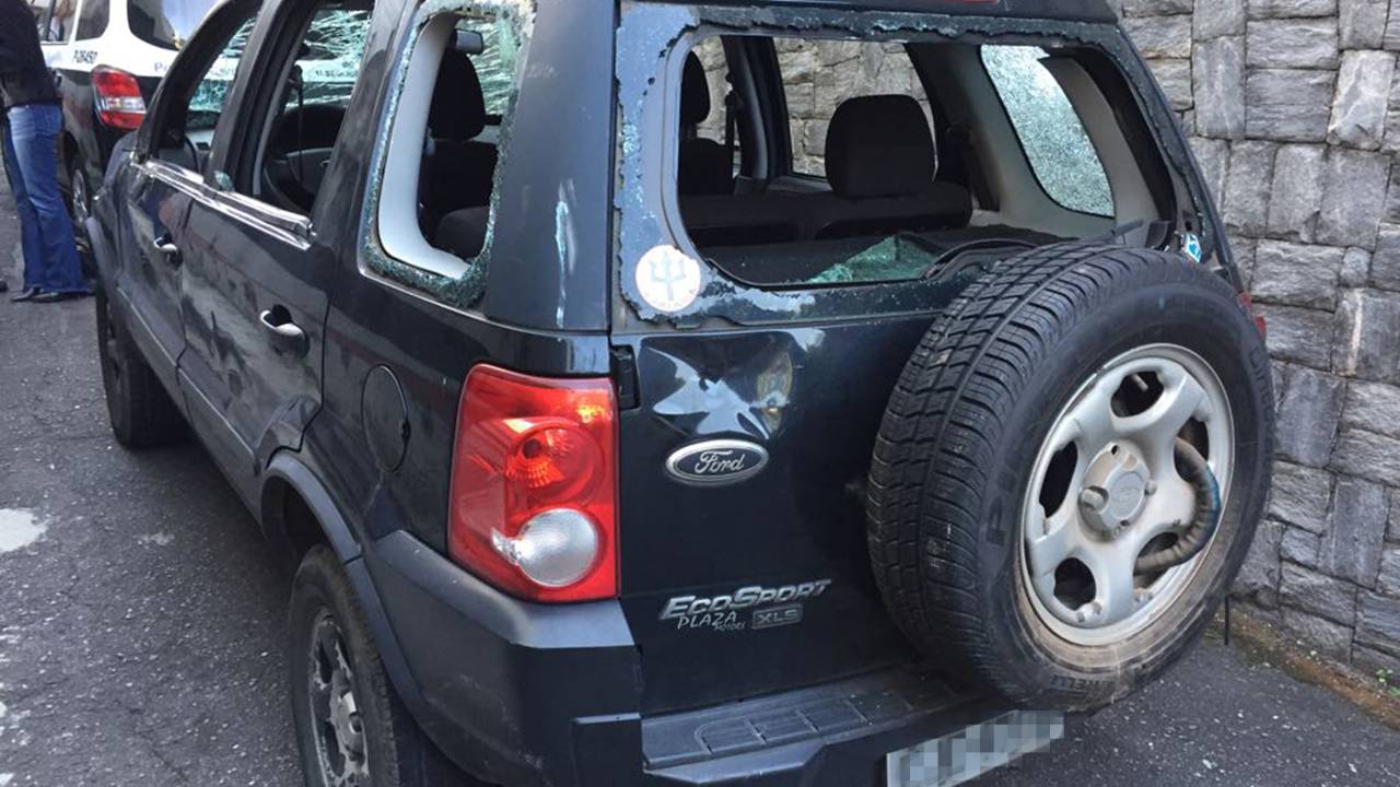 Carro usado em atropelamento na Augusta