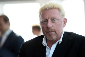 Boris Becker durante evento da ATP em Londres, Inglaterra