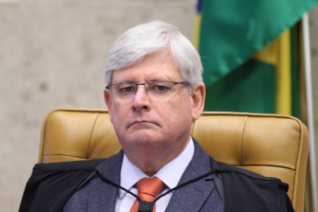 O procurador-geral da República Rodrigo Janot durante julgamento no STF pela validade das delações da JBS  - 28/06/2017