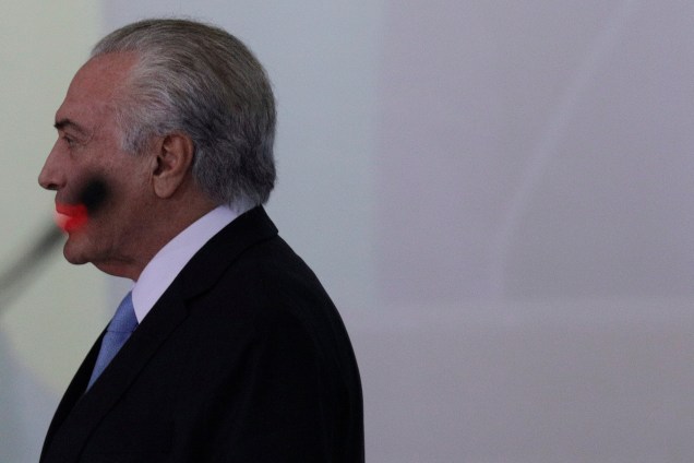 O presidente Michel Temer fala durante  cerimônia de lançamento do Plano Agrícola e Pecuário 2017/2018, no Palácio do Planalto em Brasília - 07/06/2017