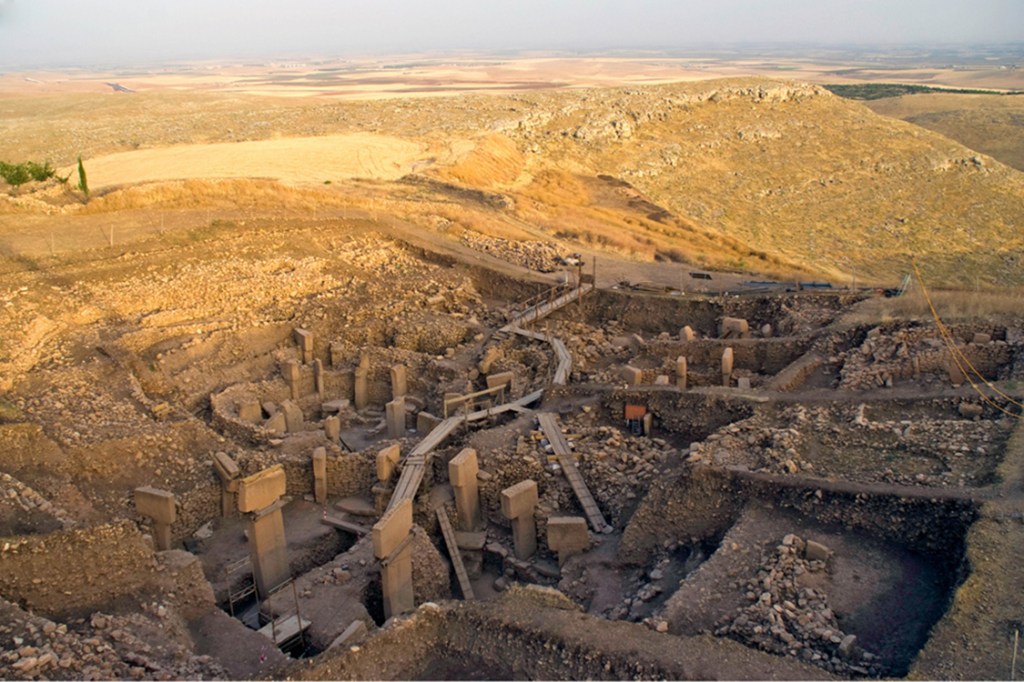 Sítio arqueológico de Göbekli Tepe, no sudeste da Turquia