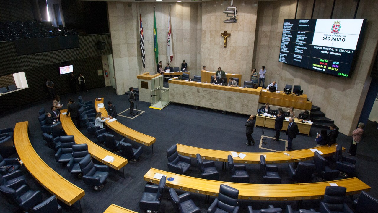 Plenário da Câmara Municipal de São Paulo