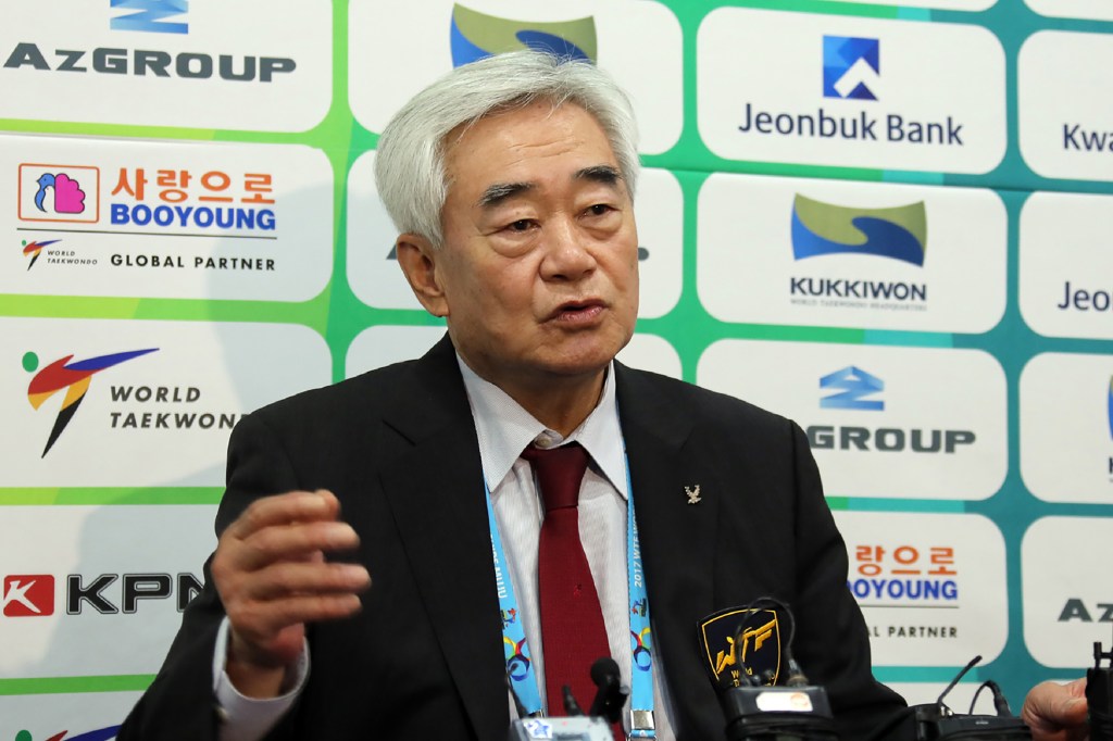 Chungwon Choue, presidente da Federação Internacional de Taekwondo