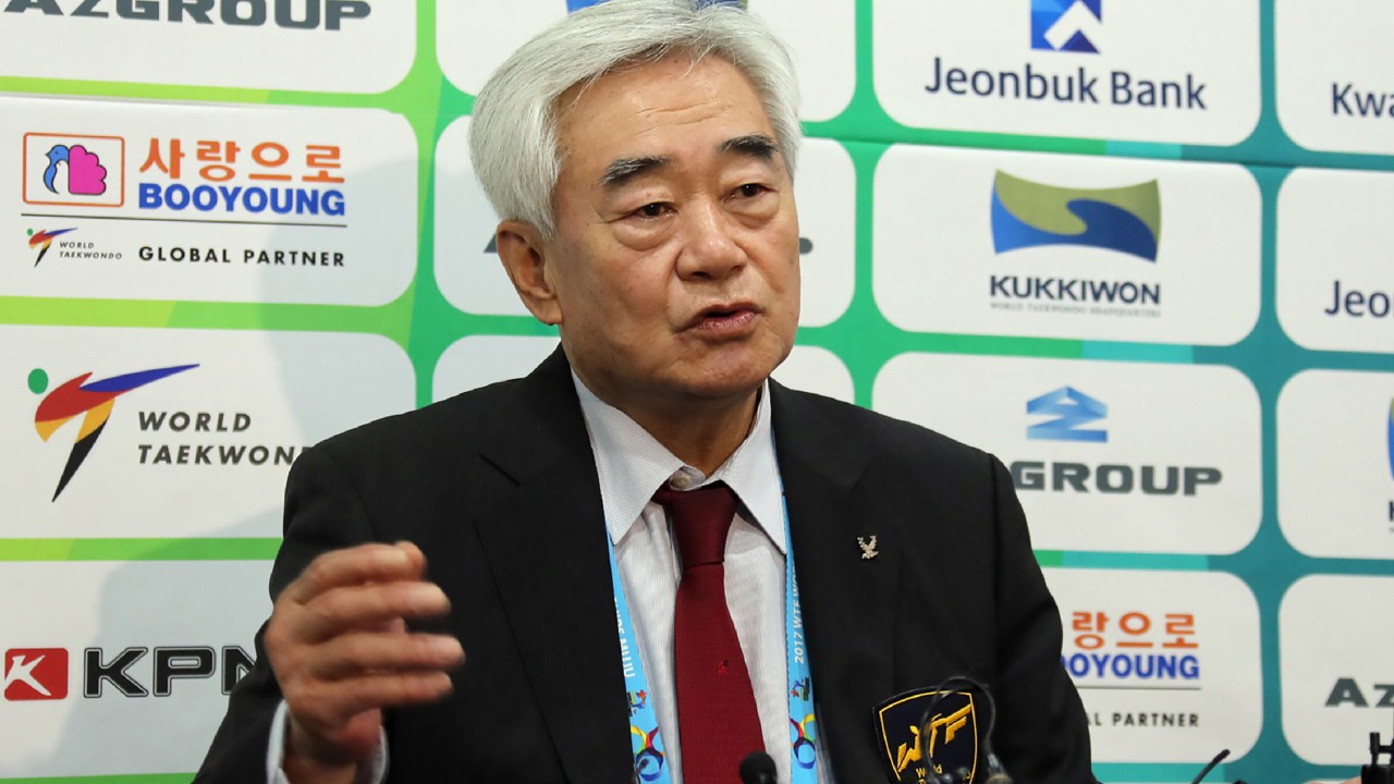 Chungwon Choue, presidente da Federação Internacional de Taekwondo