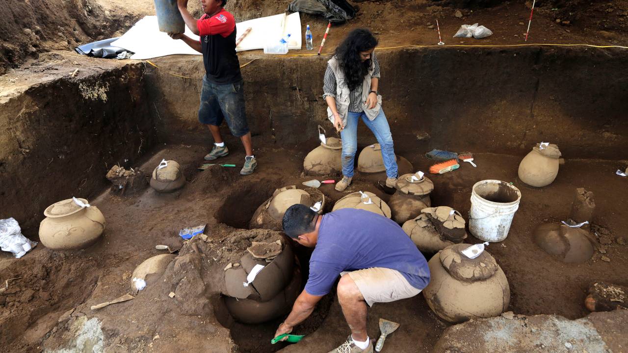 Cemitério de 1200 anos na Nicarágua