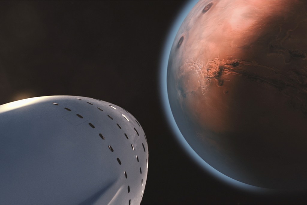 Ilustração - Colonização de Marte