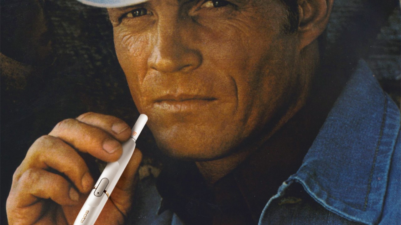REINVENÇÃO - O clássico caubói do cigarro: com o novo produto