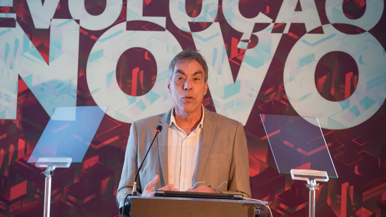 Demétrio Magnoli, professor da USP, durante palestra no Fórum A Revolução do Novo: A Transformação do Mundo
