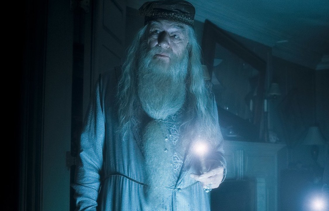 Alvos Dumbledore (Michael Gambon), da saga Harry Potter