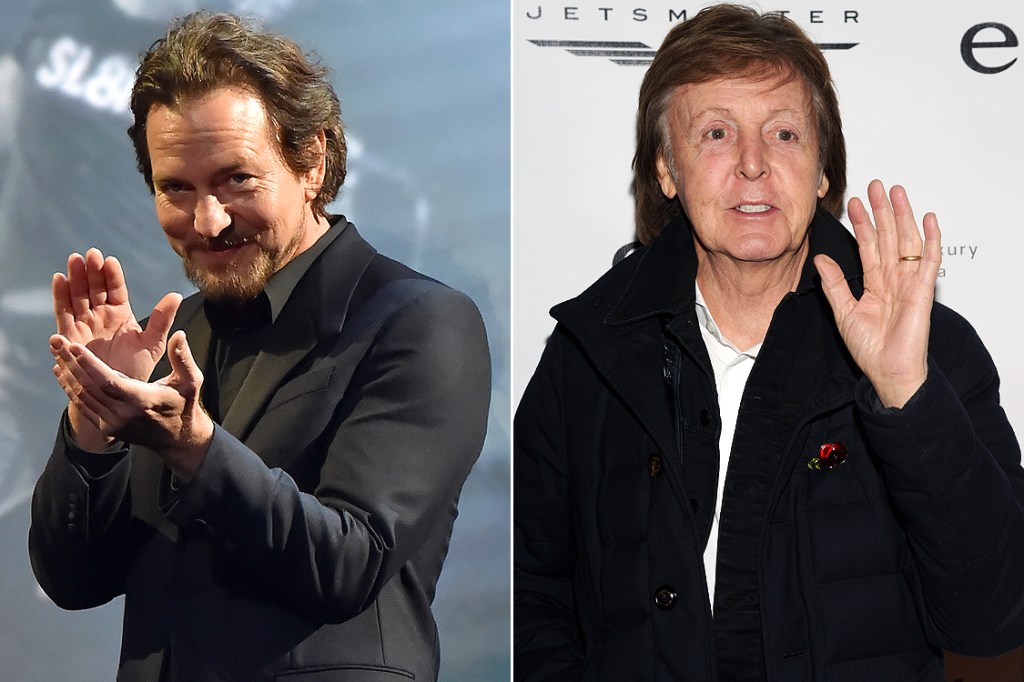 Eddie Vedder e Paul McCartney