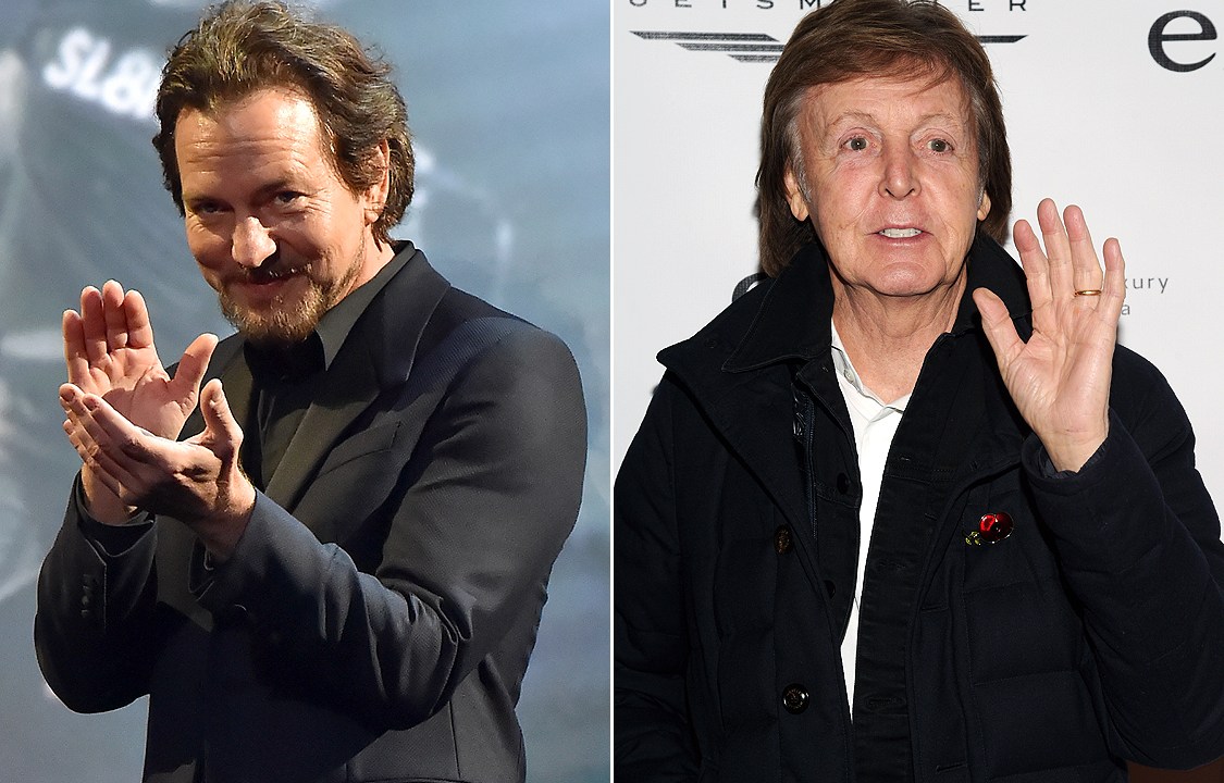 Eddie Vedder e Paul McCartney