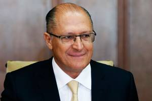 Governador de São Paulo, Geraldo Alckmin (PSDB), em Brasília –  12/01/2017