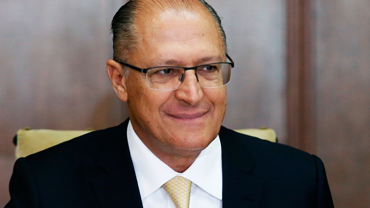 Governador de São Paulo, Geraldo Alckmin (PSDB), em Brasília - 12/01/2017
