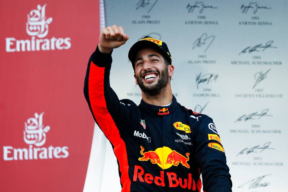 O australiano Daniel Ricciardo vence o Grande Prêmio do Azerbaijão - 25/06/2017