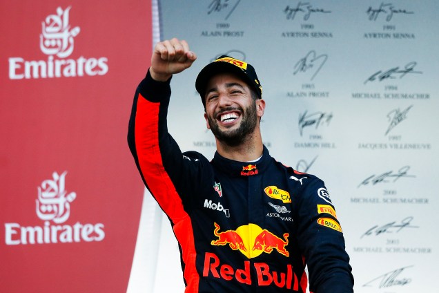 O australiano Daniel Ricciardo vence o Grande Prêmio do Azerbaijão - 25/06/2017
