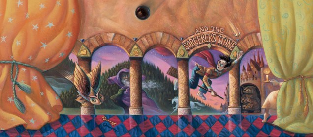 Capa do livro 'Harry Potter e a Pedra Filosofal'