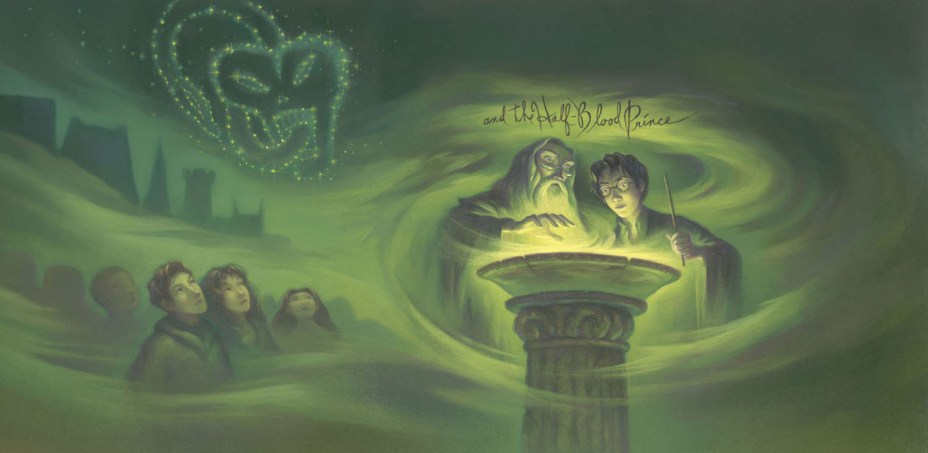 Capa do livro 'Harry Potter e o Enigma do Príncipe'