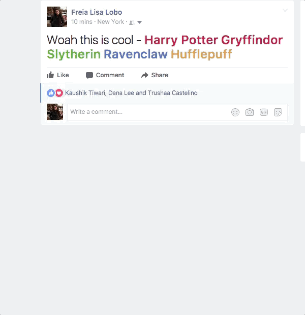 Facebook lança animação comemorativa de Harry Potter