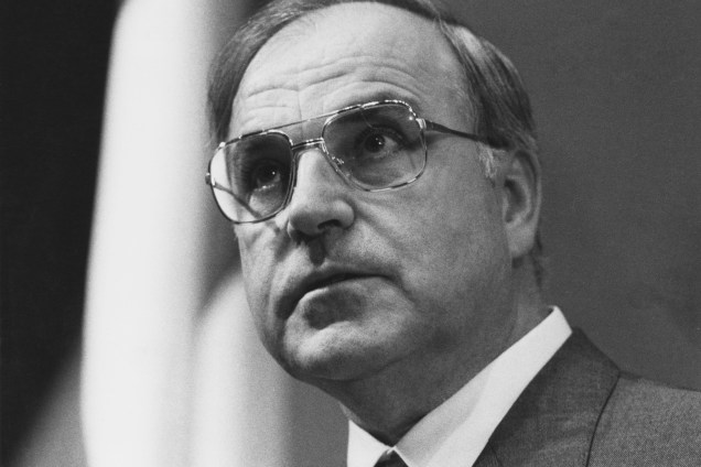 Helmut Kohl, presidente da União Democrata Cristã (CDU) em 1981