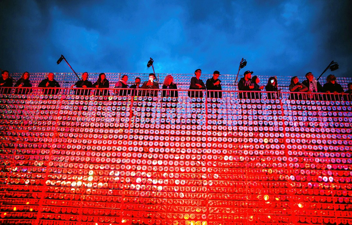Público acompanha festival de música em Gdynia, na Polônia