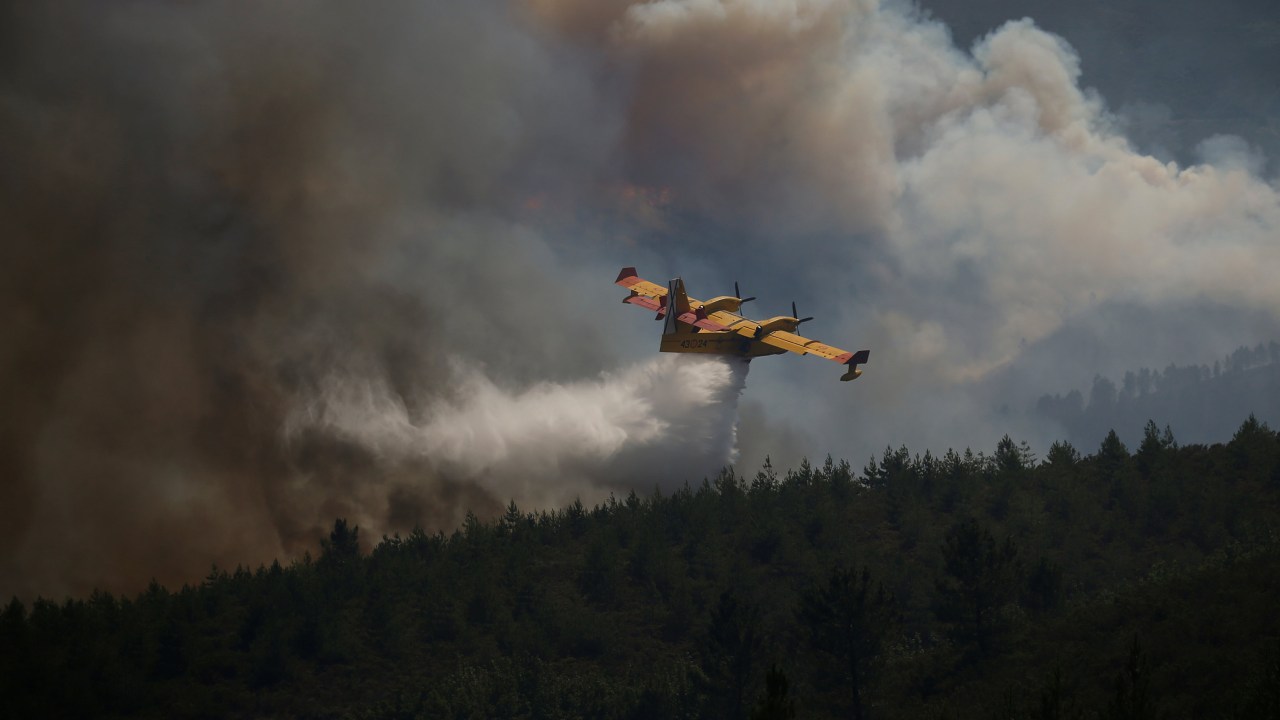 imagens do dia - Incêndio florestal em Portugal