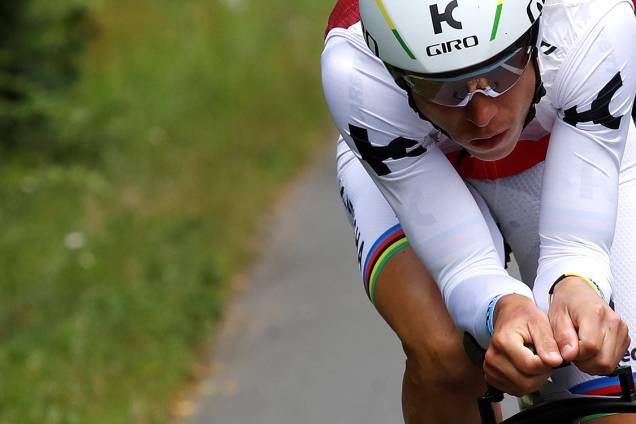 Ciclista alemão Tony Martin compete a 104ª edição do Tour de France, que passa hoje em Duesseldorf, na Alemanha - 30/06/2017 Ciclista alemão Tony Martin compete a 104ª edição do Tour de France, que passa hoje em Duesseldorf, na Alemanha - 30/06/2017