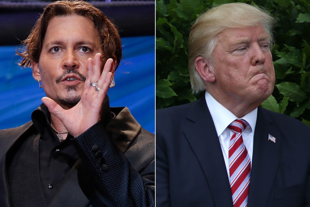 Johnny Depp e Donald Trump