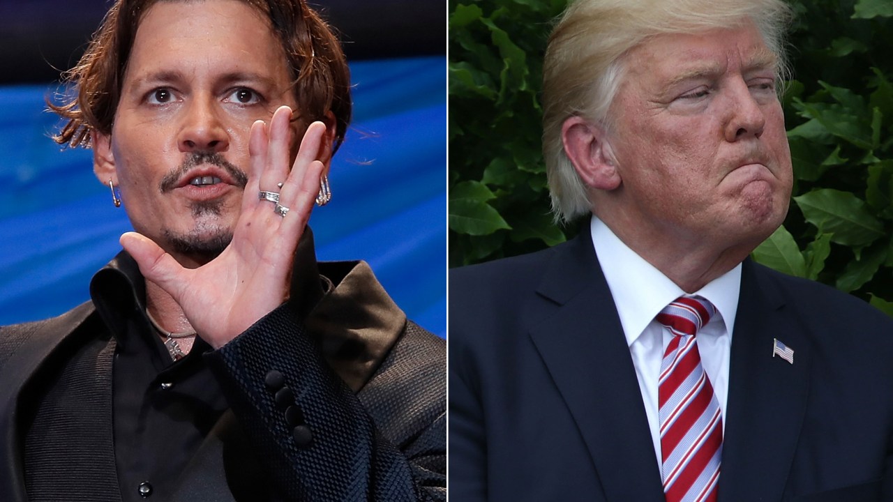 Johnny Depp e Donald Trump
