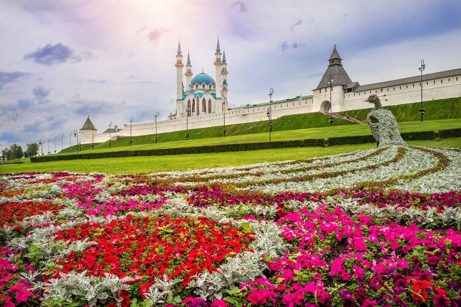 A mesquita de Kul Sharif em Kazan, na Rússia