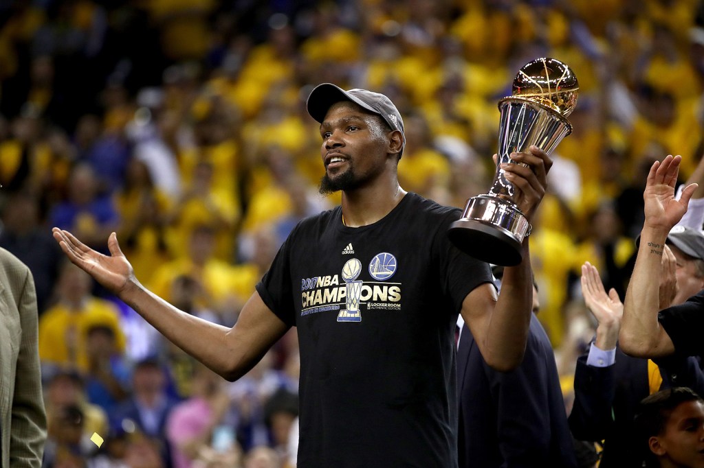 Kevin Durant MVP das finais da NBA - 13/06/2017