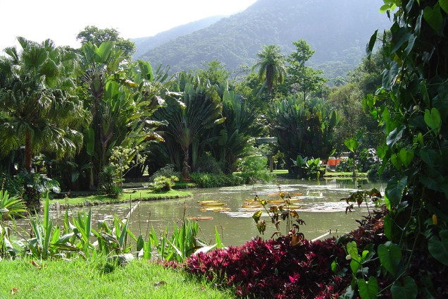 Lago Frei Leandro, no Jardim Botânico.