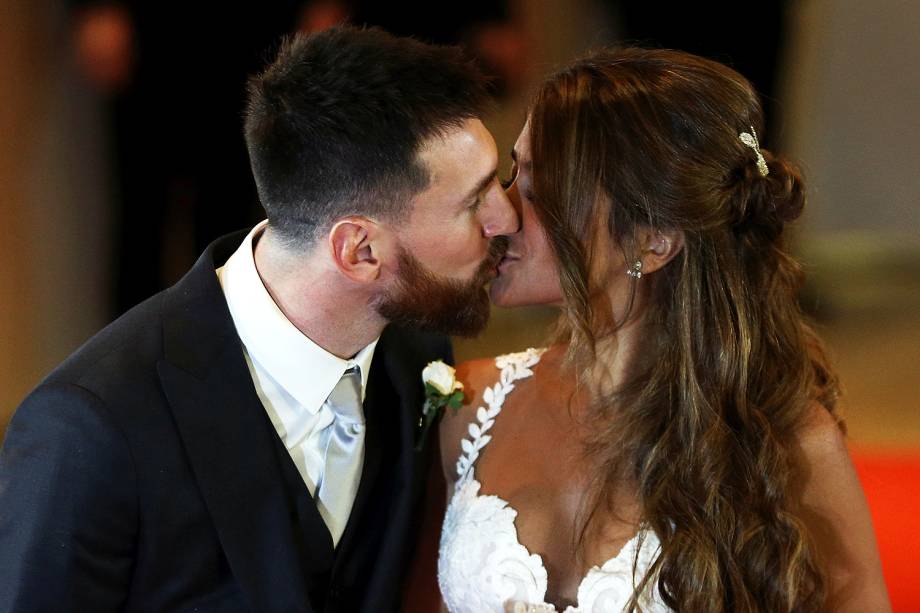 Casamento de Lionel Messi, 30 anos, e Antonella Roccuzzo, 29 anos, em Rosário, Argentina - 30/06/2017